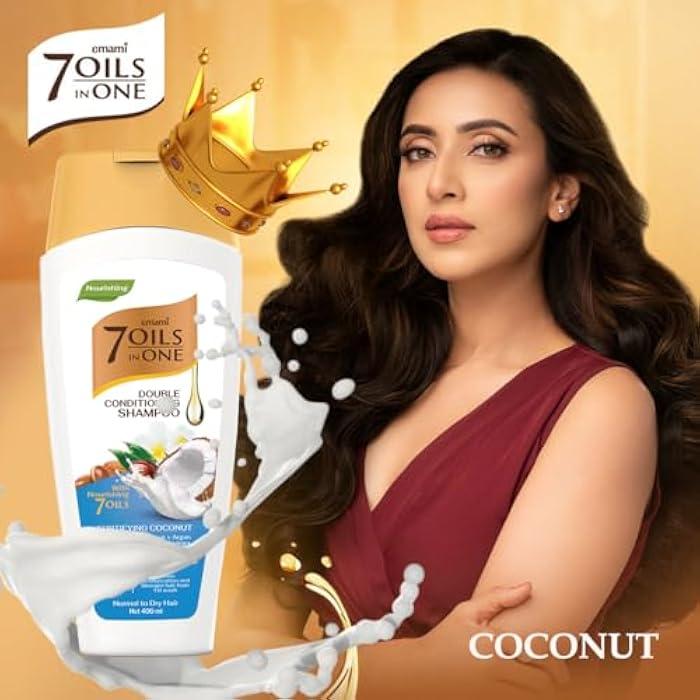 Emami 7 Oils in One Double Conditioning Shampoo Coconut 200 ML - Image 5